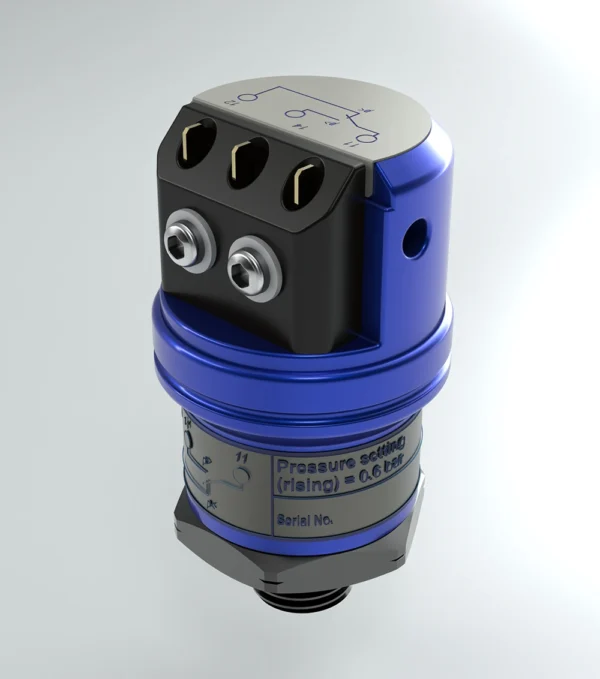 Gas Pressure Switch with Metal Seal